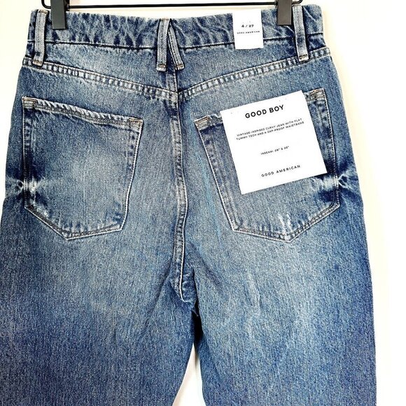 NWT Good American Good Boy 32" Inseam - Size 4/27 - Picture 6 of 11